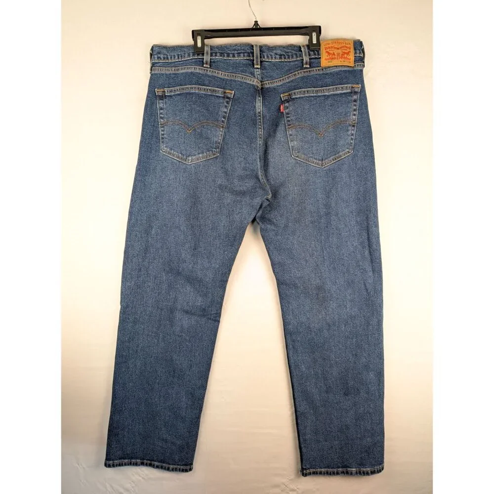 Levis 505 Regular Fit Mens Jeans W38 L30 Denim‎ Blue